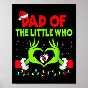 Vater des kleinen, der lustige Weihnachts-Schwange Poster