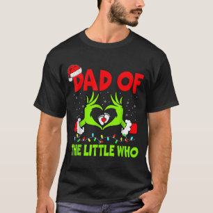 Vater des kleinen lustigen Weihnachts-Schwangersch T-Shirt
