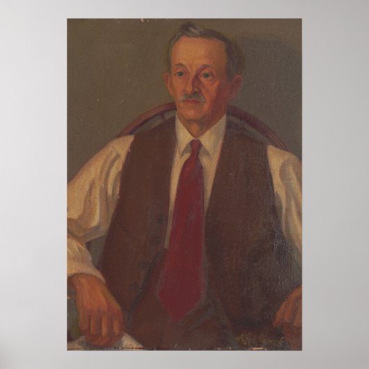 Vater des Künstlers - Kulhanek Portrait (1942) Poster (Vorne)