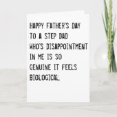 Vater des lustigen Vaters Tag Karte (Vorderseite)