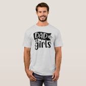 Vater des Mädchentags T-Shirt (Vorne ganz)