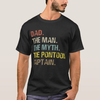 Vater des Mannes der Myth der Pontoon Kapitän Funn T-Shirt