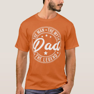 Vater des Mannes Mythos Legende Vatertag Herren Vi T-Shirt