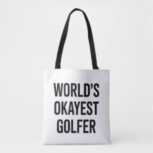 Vater des okayesten Golfers der Welt zum Vatertag Tasche