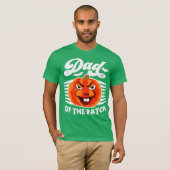 Vater des Patches - Funny Spooky Pumpkin Halloween T-Shirt (Vorne ganz)