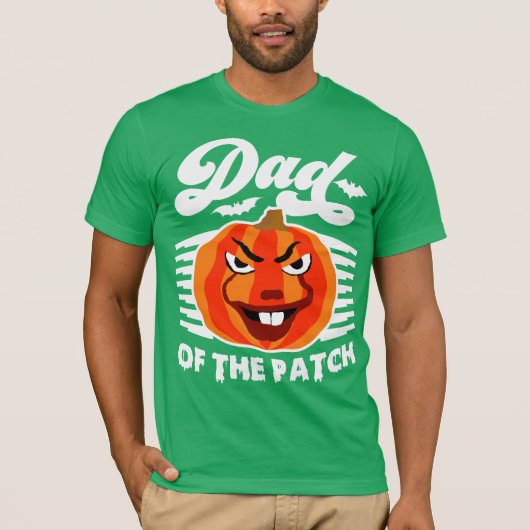 Vater des Patches - Funny Spooky Pumpkin Halloween T-Shirt (Vorderseite)