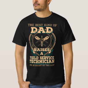 Vater des Proud Field Service Technikers T-Shirt