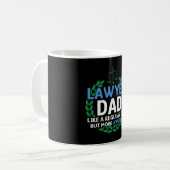 Vater des Rechtsanwalts wie ein regulärer Vater Kaffeetasse (Vorderseite Links)