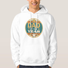 Vater des Retro-Abzeichens des Jahres - Geschenk d Hoodie