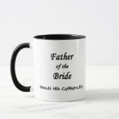 Vater des Shirts der Braut T Tasse (Links)