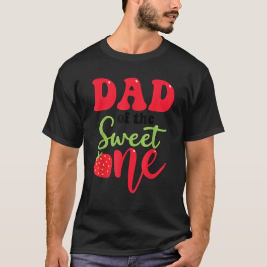 Vater des Sweet One Strawberry Summer Erstgeburt T-Shirt (Vorderseite)