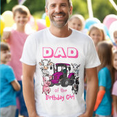 Vater des T - Shirt der Geburtstagskinder