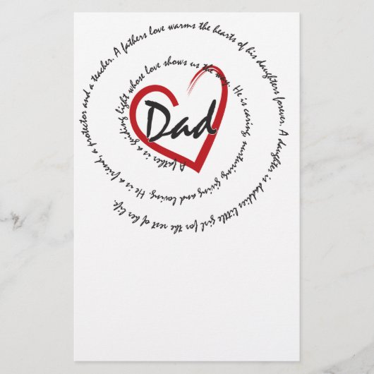Vater des Vaters Briefpapier (Vorderseite)