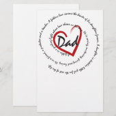 Vater des Vaters Briefpapier (Vorne/Hinten)