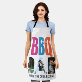 Vater des Vaters GRILLEN Barbeque Master Foto Coll Schürze (Getragen)