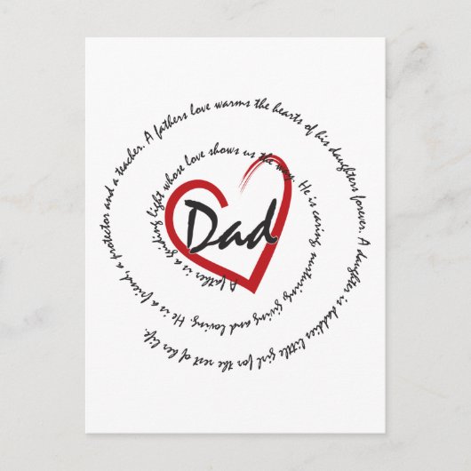Vater des Vaters Postkarte (Vorderseite)