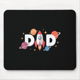 Vater des Weltraum-Astronauten des Geburtstags Mousepad