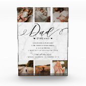 Vater Dictionary Definition Foto Collage Marble (Vorderseite)