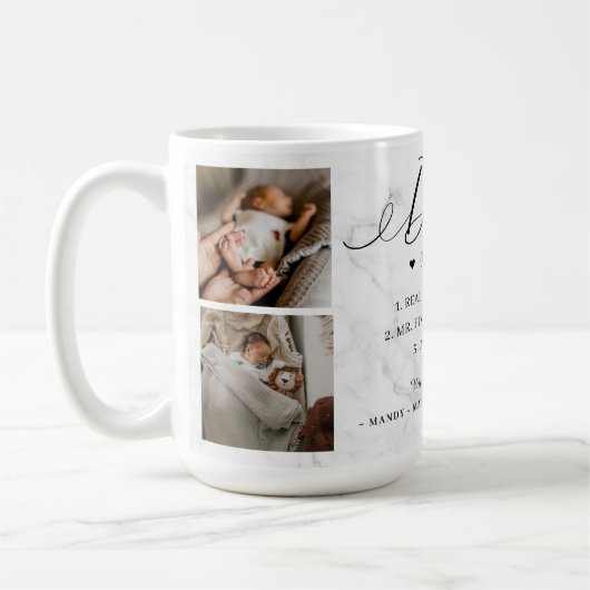 Vater Dictionary Definition Foto Collage Marble Kaffeetasse (Links)