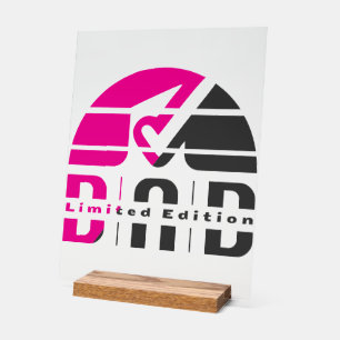 Vater: Die bedingungslose Liebe eines Vaters zum A Acrylschild