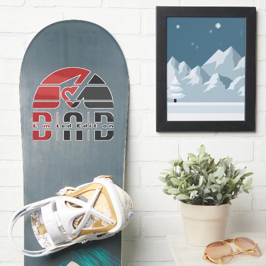 Vater: Die bedingungslose Liebe eines Vaters zum A Aufkleber (Snowboard)