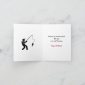 Vater Die Geburtstagskarte des Fischen Karte (Innenseite)