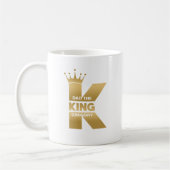 Vater Die Kung Gold Creative Typografy Coffee Tass Kaffeetasse (Links)
