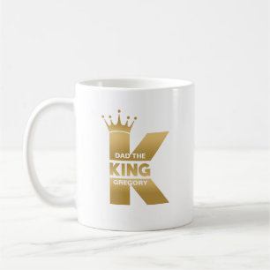 Vater Die Kung Gold Creative Typografy Coffee Tass Kaffeetasse