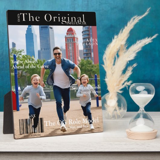 Vater: Die Titelkarte des Originalmagazins "Influe Fotoplatte (Seite)