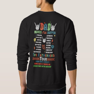Vater Die Vaterschaftstour Trendy Moderne Moderne  Sweatshirt