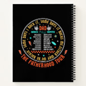 Vater Die Vaterschaftstour Trendy Personalisierter Notizblock (Rückseite)