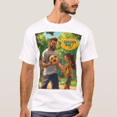 Vater Digitale Kunstdrucke T-Shirt (Vorderseite)