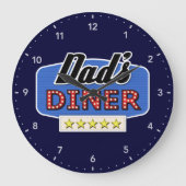 Vater Diner - Küchenuhr Große Wanduhr (Vorderseite)
