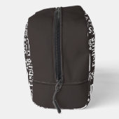 Vater Dinge Fischerei Muster Toilettenartikel Waschbeutel (Rechts)