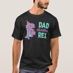Vater Dinosaur Familie Matching Birthday Girls Par T-Shirt