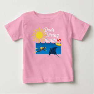 Vater Diving Buddy Design - Baby Fine Jersey T-Shi T-shirt