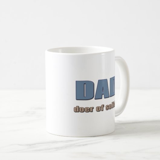 VATER: Doer of Solids Coffee Tasse (VorderseiteRechts)
