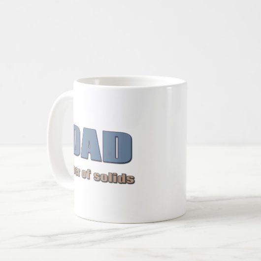 VATER: Doer of Solids Coffee Tasse (Vorderseite Links)