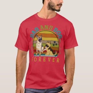 Vater Dog Lover Vathers Day Gift German Shepherd T-Shirt