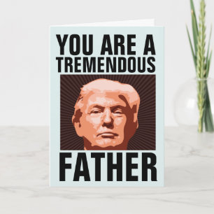 VATER DONALD TRUMP GEBURTSTAGSKARTE FÜR DEN VATER KARTE