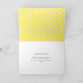 Vater, du bist das Foto des Vaters der Bienen Karte (Innenseite)