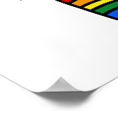 Vater, du bist der beste Pride - Vatertag Poster (Ecke)