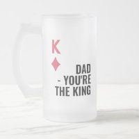 Vater Du bist der King Poker Vathers Day