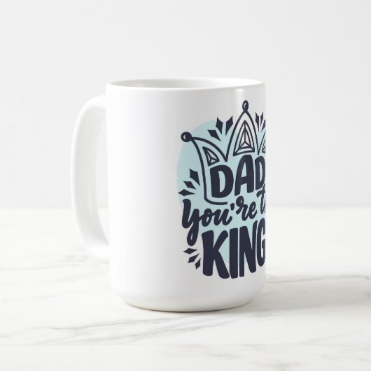 Vater Du bist der König Kaffeetasse (Vorderseite Links)