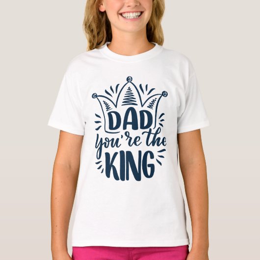 Vater du bist der König Kinder T - Shirt (Vorderseite)