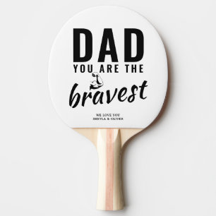 Vater du bist der tapferste Vatertag Tischtennis Schläger