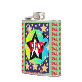 Vater, du bist ein Star Vinyl Wrapped Flask Flachmann (Links)