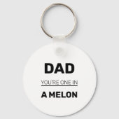 Vater Du bist eins in einem Melon Schlüsselanhänger (Rückseite)