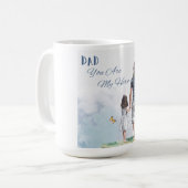 Vater, du bist mein Held Kaffeetasse (Vorderseite Links)