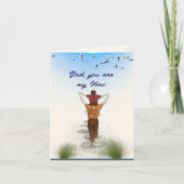 Vater, du bist mein Held Karte (Vorderseite)